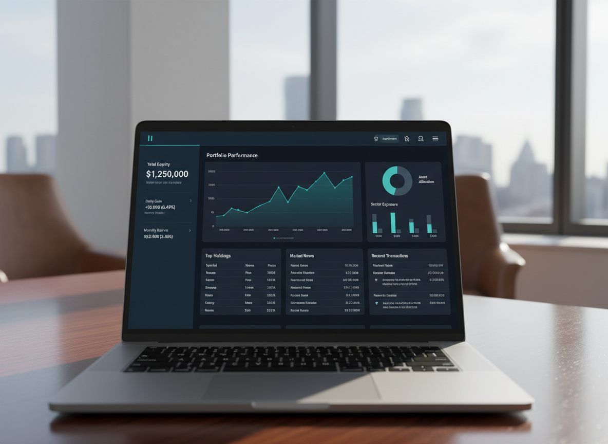 Tablero de administración y finanzas con el control económico centralizado
